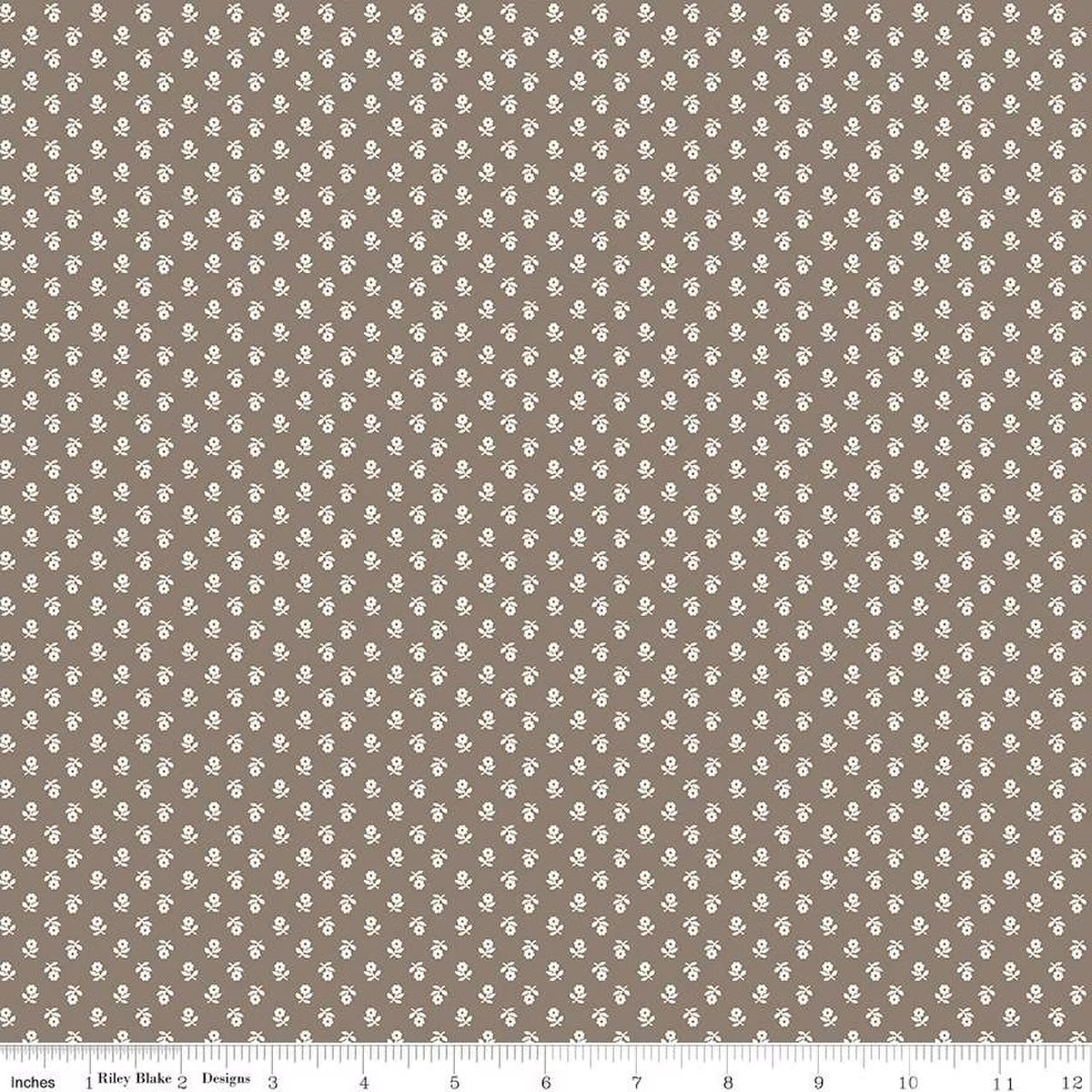 Prim - Cotton Fabric - Posy - Pebble