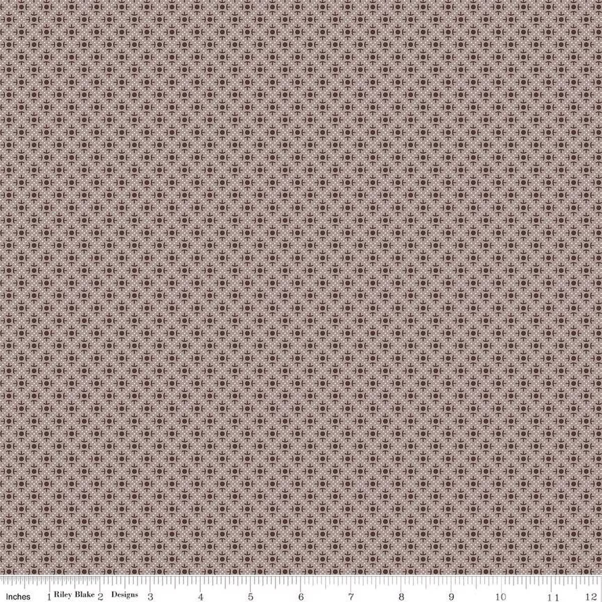 Prim - Cotton Fabric - Sweet - Pewter