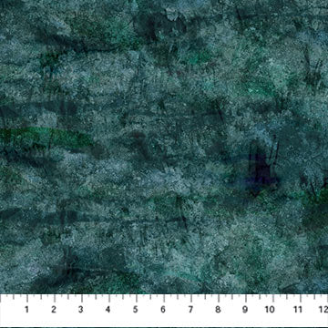 Migration Stonehenge - Quilting Cotton Fabric - Texture - Dark Teal