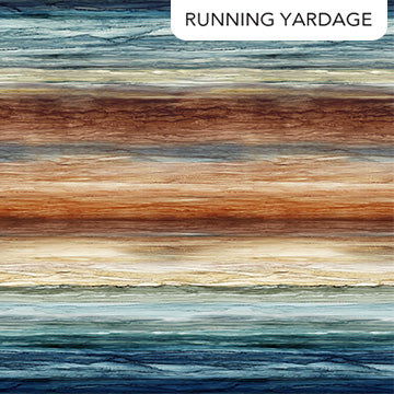 Fox Den - Quilting Cotton Fabric - Ombre Ry - Blue Multi