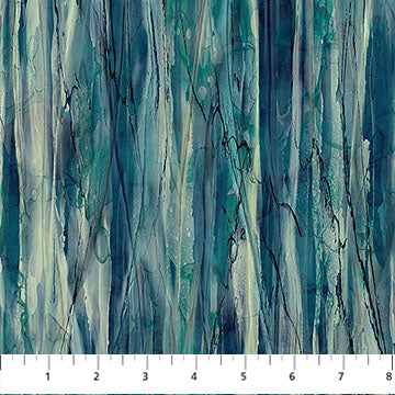 Whisper - Quilting Cotton Fabric - Stria - Blue Multi
