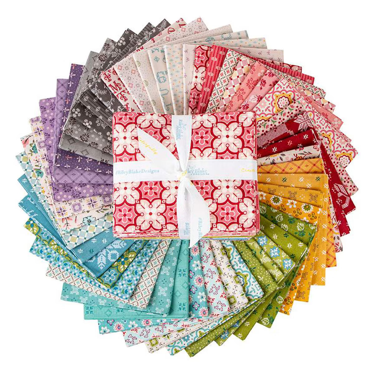 Piece and Plenty – Quilting Cotton Fabric - Sampler - Blue