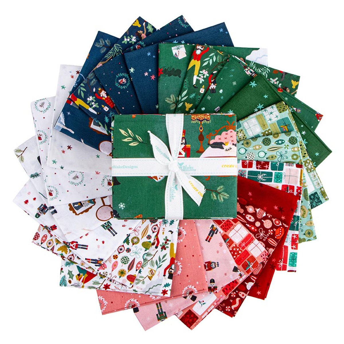 Nutcracker Tradition - Precut Quilting Cotton Fabric - Fat Quarter Bundle