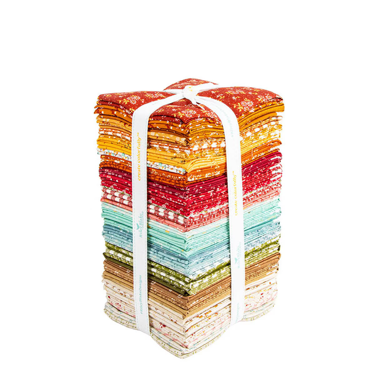 Baked With Love - Precut Quilting Cotton Fabric - Fat Quarter Bundle - 53 Pieces