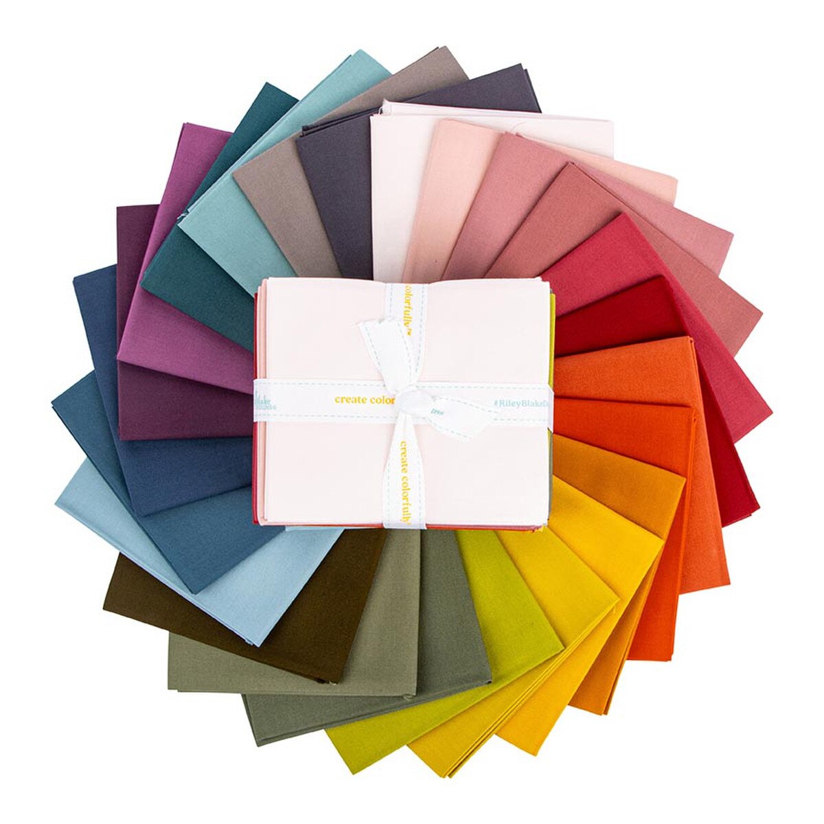 Confetti Cotton - Precut Quilting Cotton Fabric - Moody - Fat Quarter Bundle - 24 Pieces