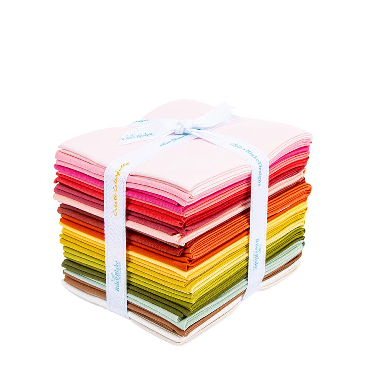 Confetti Cotton - Precut Quilting Cotton Fabric - Warm - Fat Quarter Bundle - 24 Pieces