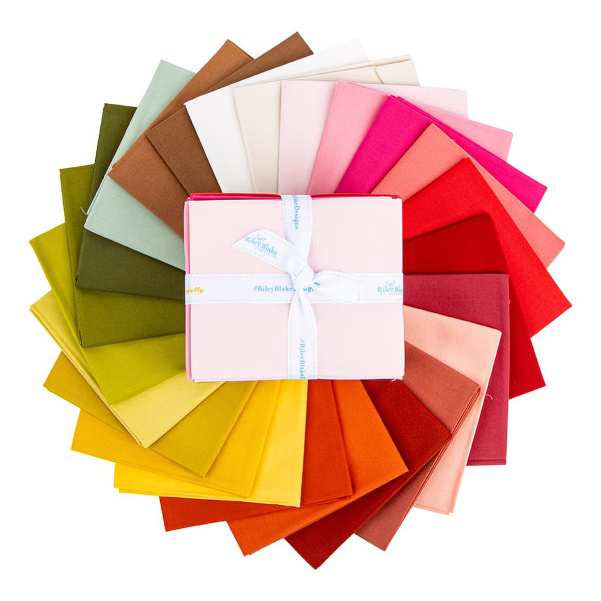 Confetti Cotton - Precut Quilting Cotton Fabric - Warm - Fat Quarter Bundle - 24 Pieces