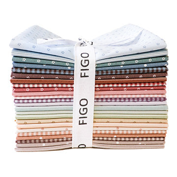 Nest - Precut Quilting Cotton Fabric - Fat Quarter Bundle - 24 Pieces