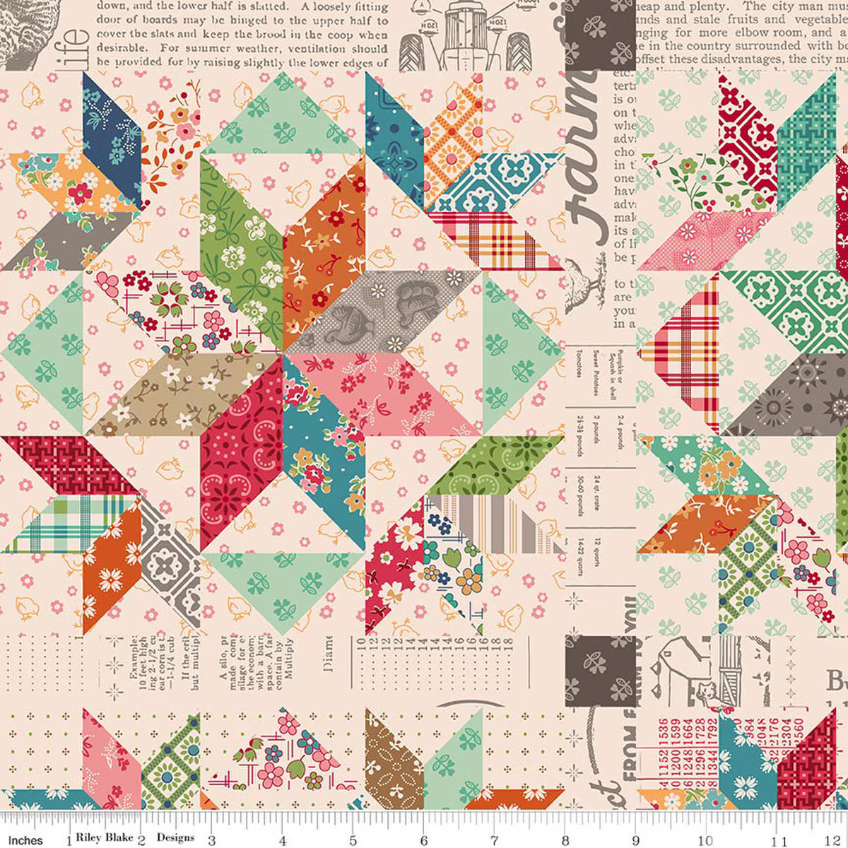 Farmer's Daughter – Quilting Cotton Fabric – Home Dec - Multi