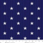 Patriotic Pop - Quilting Cotton Fabric - Stars - Navy