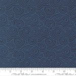 High Flight - Quilting Cotton Fabric - Turbulence Blenders Swirls - Navy