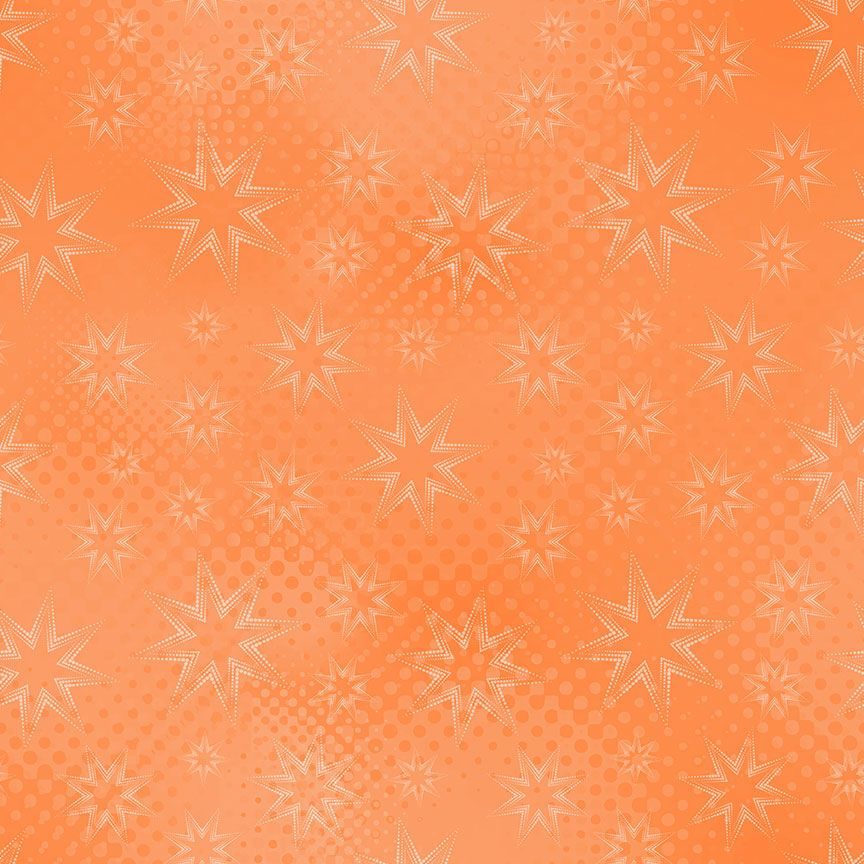 Colorstock - Quilting Cotton Fabric - Dot Dot Stars - Peach