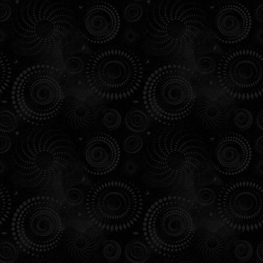 Colorstock - Quilting Cotton Fabric - Dot Dot Goose - Black