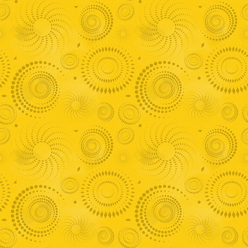 Colorstock - Quilting Cotton Fabric - Dot Dot Goose - Sunflower