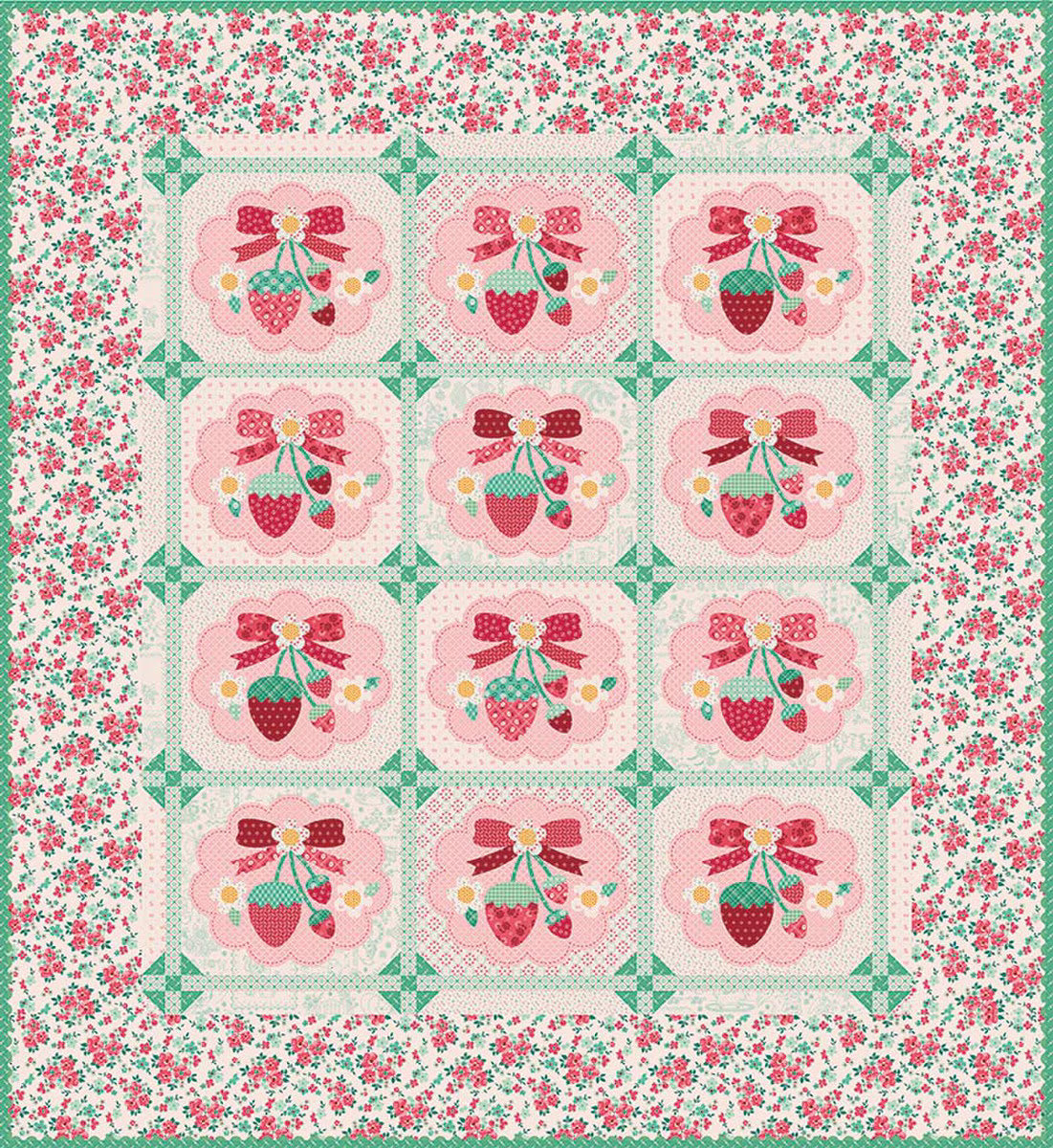 Quilt Kit - Strawberry Crush Sew Along
