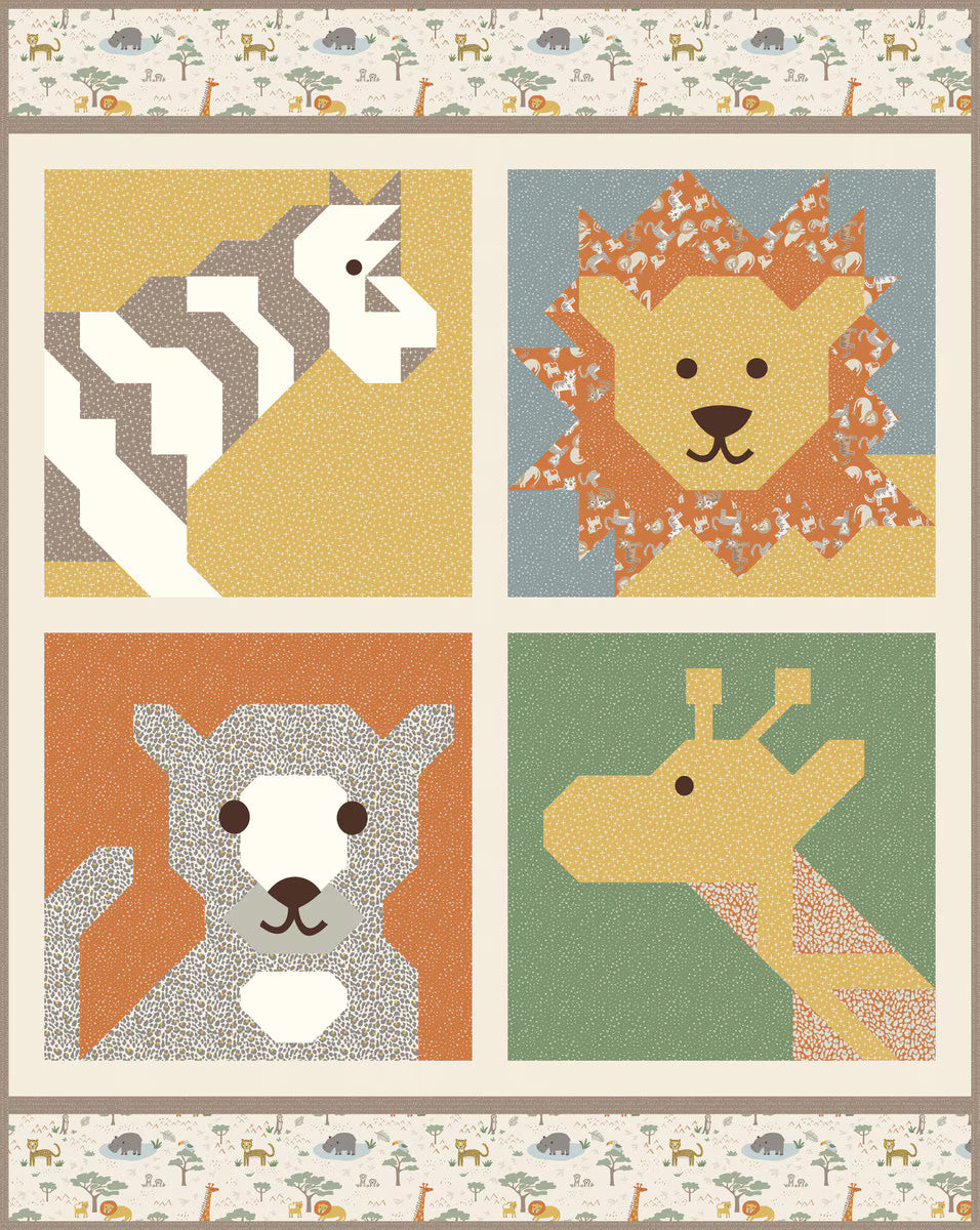 Quilt Kit - Safari on the Savannah