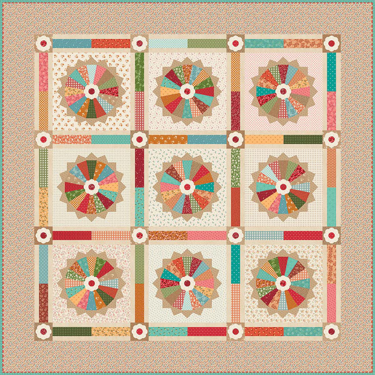 Baked With Love - Quilt Kit - Homemade Pie Quilt Kit