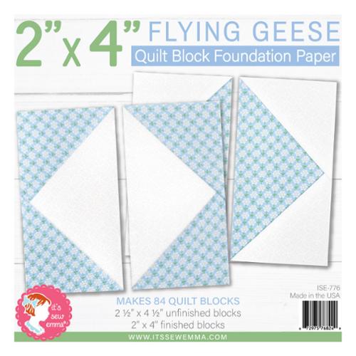 Foundation Paper - 2" x 4" Flying Geese