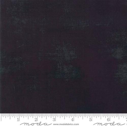 Grunge Basics - Cotton Quilting Fabric - Textured Solid - Onyx