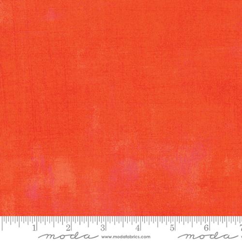 Grunge Basics - Cotton Quilting Fabric - Textured Solid - Tangerine