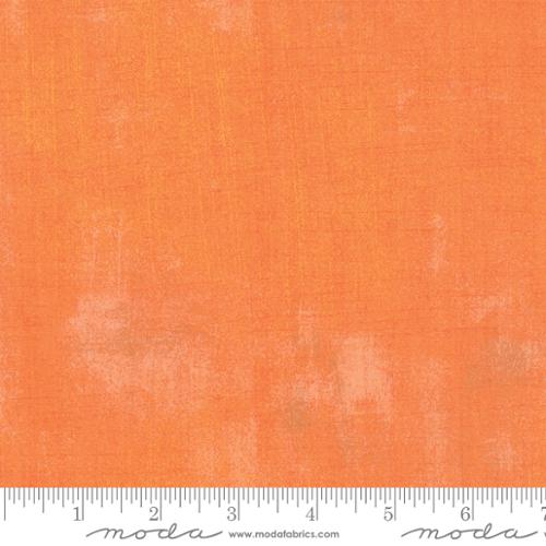 Grunge Basics - Cotton Quilting Fabric - Textured Solid - Clementine