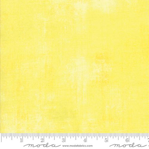 Grunge Basics - Cotton Quilting Fabric - Textured Solid - Lemon Drop