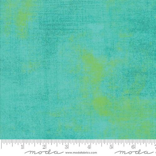 Grunge Basics - Cotton Quilting Fabric - Textured Solid - Aruba