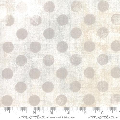 Grunge Hits The Spot - Quilting Cotton Fabric - White Paper