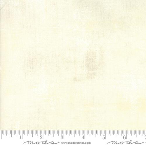 Grunge Basics - Cotton Quilting Fabric - Textured Solid - Winter White