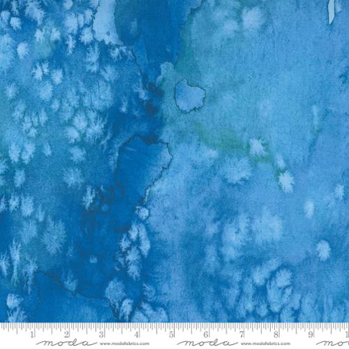 Flow - Quilting Cotton Fabric - Cobalt