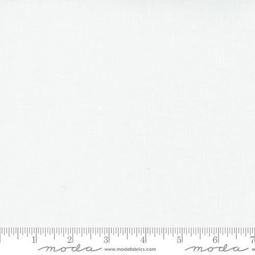 Bella Solids - Quilting Cotton Fabric - Basic Solid - Bleached White - White