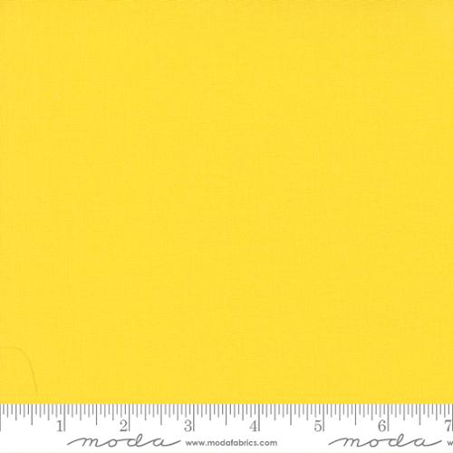 Bella Solids - Quilting Cotton Fabric - Basics Solid - Lemon - Yellow