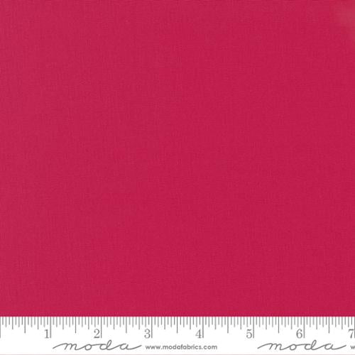 Bella Solids - Quilting Cotton Fabric - Classic Basic Solid - Lipstick - Pink