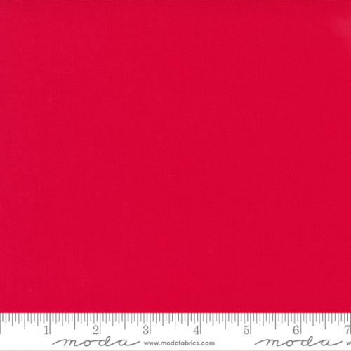 Bella Solids - Quilting Cotton Fabric - Basics Solid - Ruby - Red