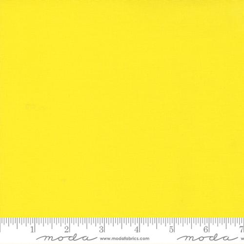 Bella Solids - Quilting Cotton Fabric - Basic Solid - Electric Lemon - Yellow