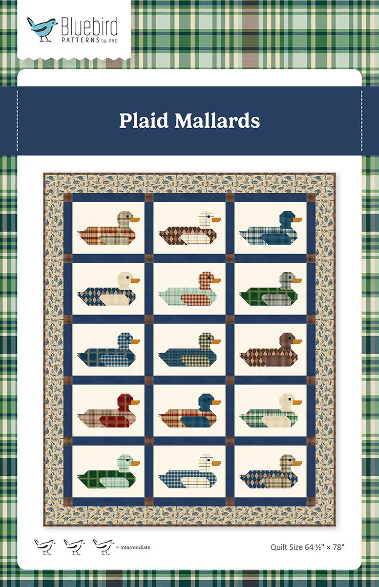 Quilt Pattern - Plaid Mallards