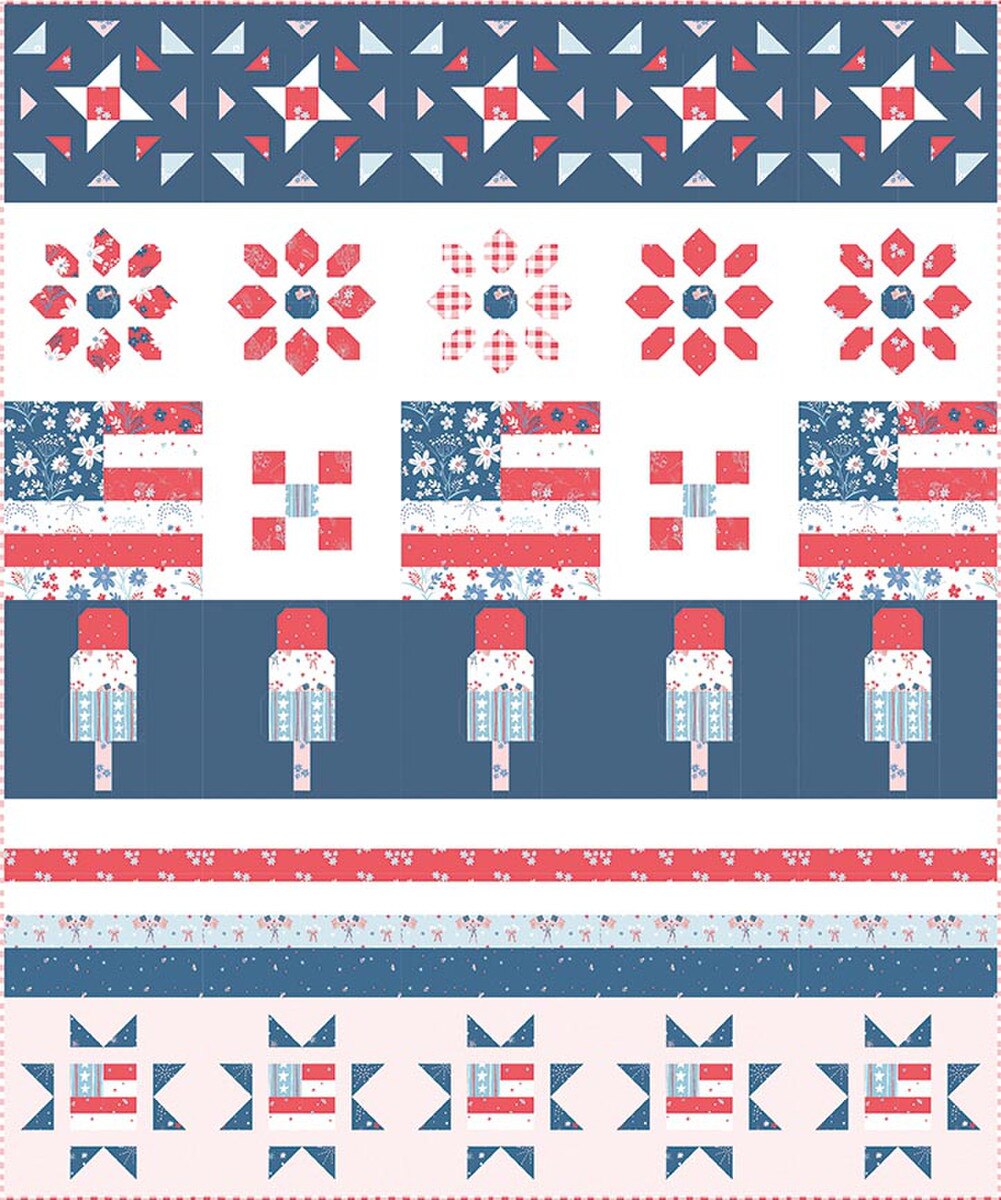 Quilt Pattern - The Blessing of Liberty Row