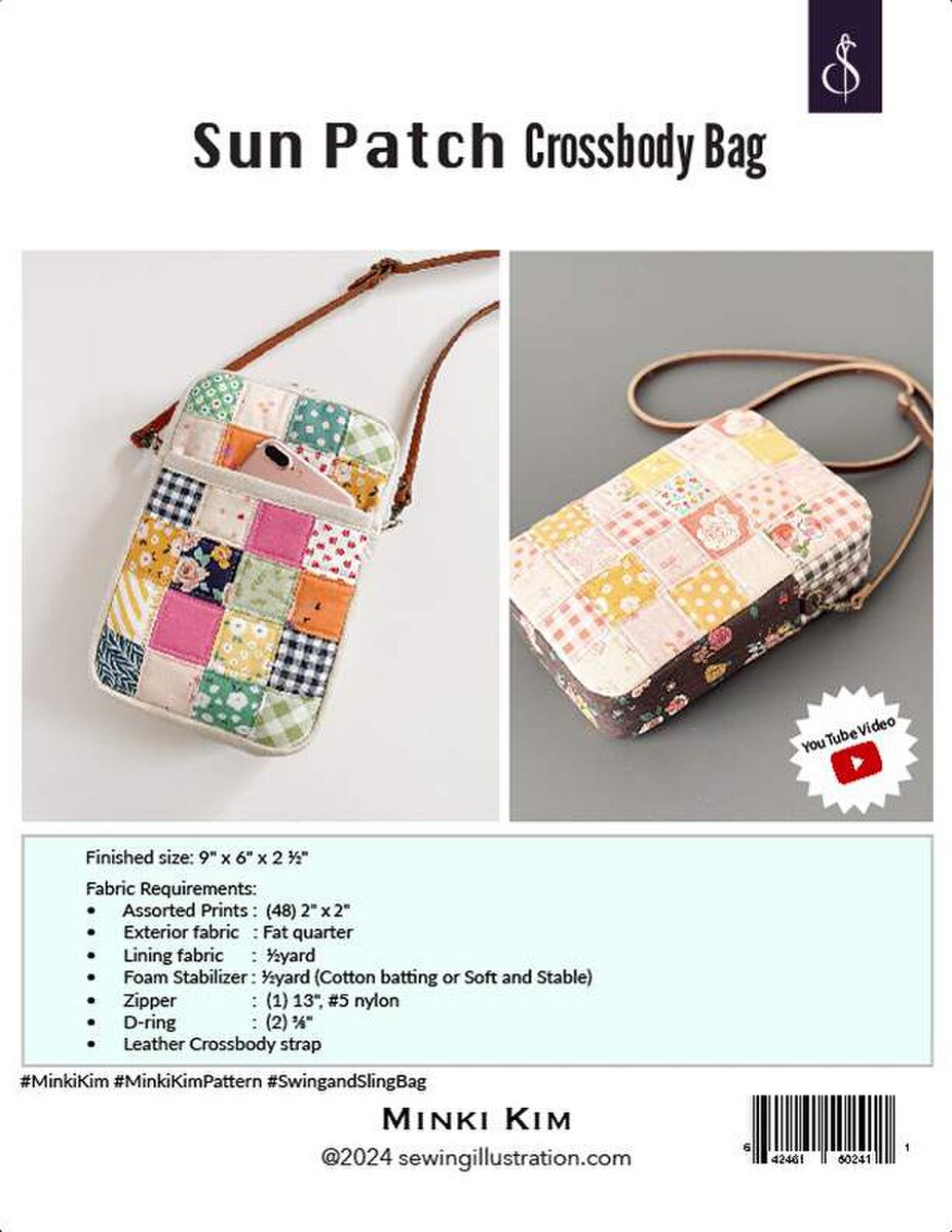 Bag Pattern - Sun Patch - Crossbody Bag Pattern
