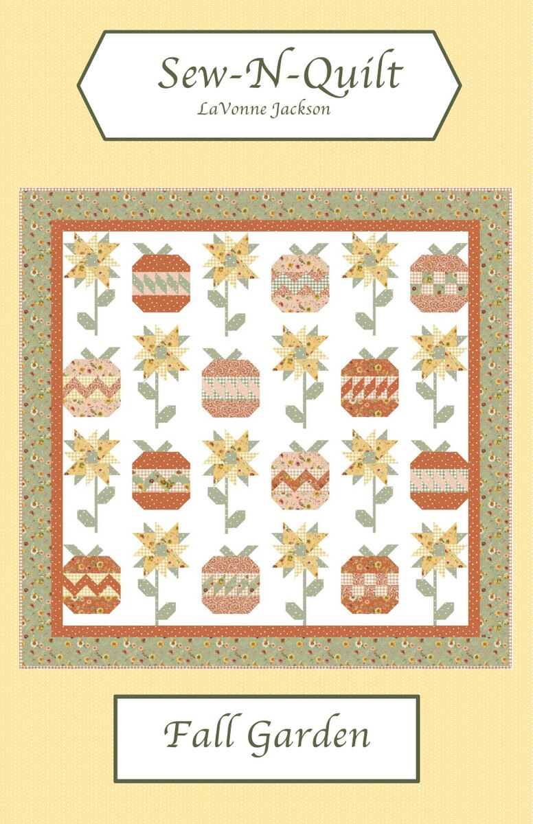 Quilt Pattern - Fall Garden - Machine Quilting