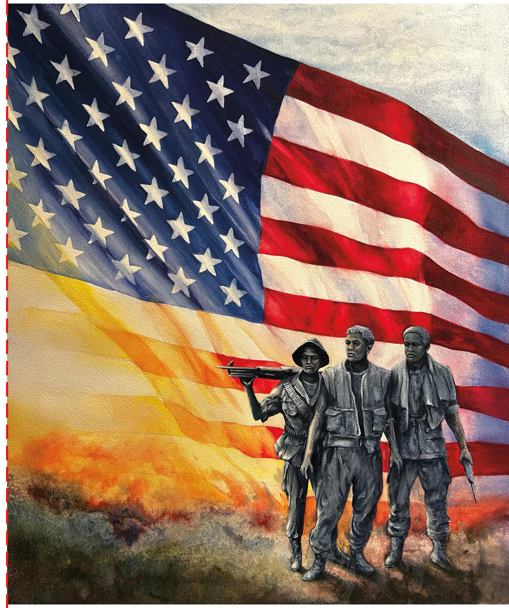 Quilting Cotton - American Honor - Quilting Cotton - The Three Soldiers Panel