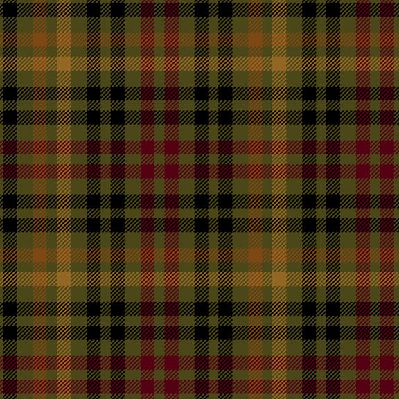 Rich & Rustic - Primo Plaids - Quilting Flannel Fabric - Olive