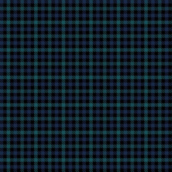 Hidden Gems - Primo Plaids - Quilting Flannel Fabric - Teal