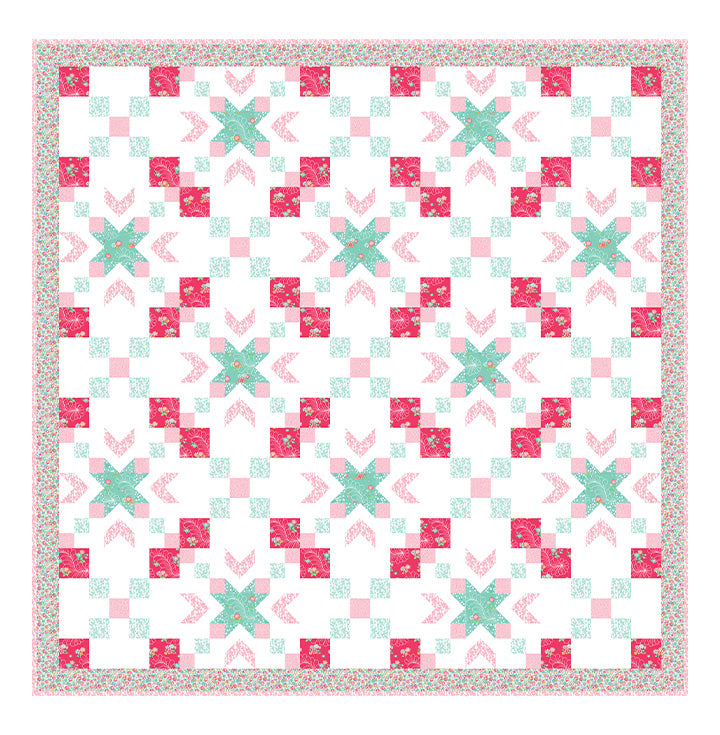 Quilting In Bloom - Quilt Pattern - Starry Eyed - Lorelai Kuecker