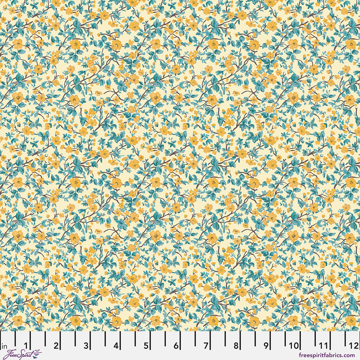 Stannie & Lloyd - Quilting Cotton Fabric - Mrs. Bennet's Bouquet - Sun