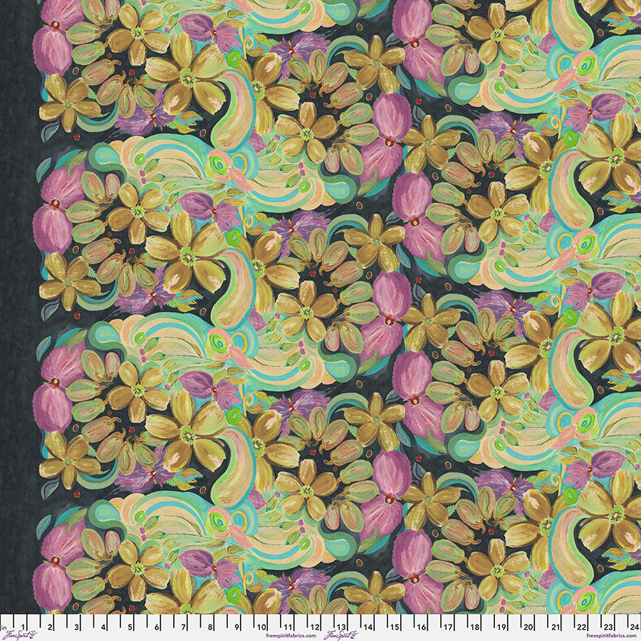 After the Rain – Quilting Cotton Fabric – Mini Moonlight Glow – Green