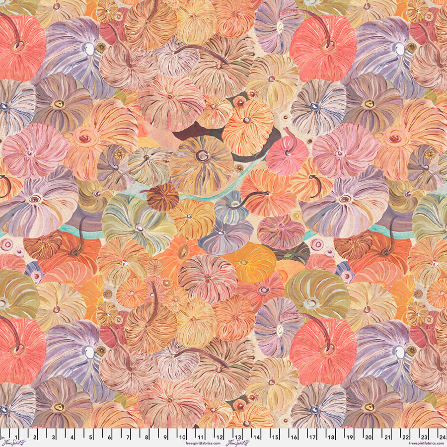 After the Rain – Quilting Cotton Fabric – Mingling Mushrooms – Multi