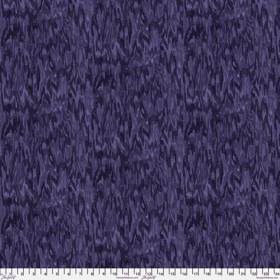 After the Rain – Quilting Cotton Fabric – Ripples – Purple