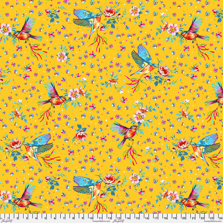 Festival – Quilting Cotton Fabric – Flight – Yellow