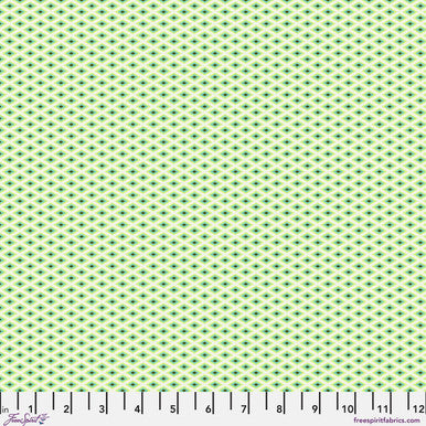 Floral Reef - Quilting Cotton Fabric - Lighthouse Windows - Seagrass