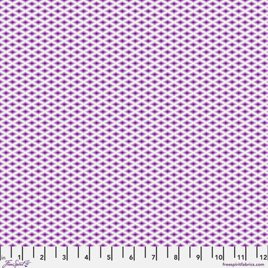 Floral Reef - Quilting Cotton Fabric - Lighthouse Windows - Ultraviolet